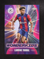 Lamine Yamal 2024 Topps Chrome Wonderkids #WK-3 RC at PristineAuction.com