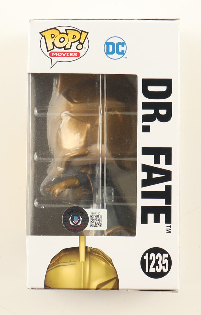 Pierce Brosnan Signed "Black Adam" #1235 Dr. Fate Funko Pop! Vinyl Figure with Hand-Drawn Peace Sign (Beckett) at PristineAuction.com Pierce Brosnan Signed "Black Adam" #1235 Dr. Fate Funko Pop! Vinyl Figure with Hand-Drawn Peace Sign (Beckett) at PristineAuction.com