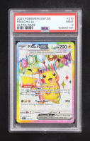 Pikachu ex 2024 Pokemon Scarlet and Violet Surging Sparks #219 (PSA 9) at PristineAuction.com