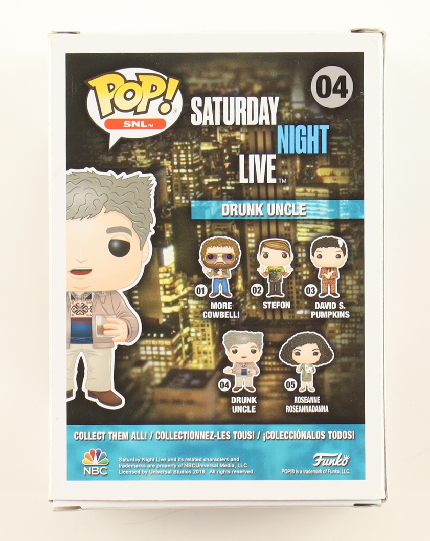 Bobby Moynihan Signed "Saturday Night Live" #04 Drunk Uncle Funko Pop! Vinyl Figure Inscribed "Drunk Uncle" (Beckett) at PristineAuction.com Bobby Moynihan Signed "Saturday Night Live" #04 Drunk Uncle Funko Pop! Vinyl Figure Inscribed "Drunk Uncle" (Beckett) at PristineAuction.com