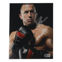 Georges St-Pierre Signed UFC 8x10 Photo (Beckett) at PristineAuction.com