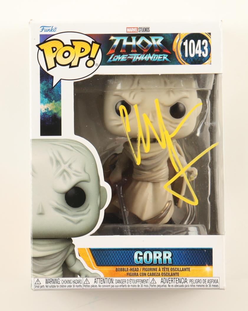 Christian Bale Signed "Thor: Love & Thunder" #1043 Gorr Bobble-Head Funko Pop! Vinyl Figure (Beckett) at PristineAuction.com Christian Bale Signed "Thor: Love & Thunder" #1043 Gorr Bobble-Head Funko Pop! Vinyl Figure (Beckett) at PristineAuction.com