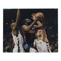 James Harden Signed 76ers 8x10 Photo (PSA) at PristineAuction.com