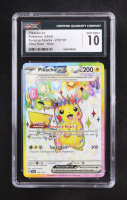 Pikachu ex 2024 Pokemon Scarlet and Violet Surging Sparks #219 (CGC 10) at PristineAuction.com
