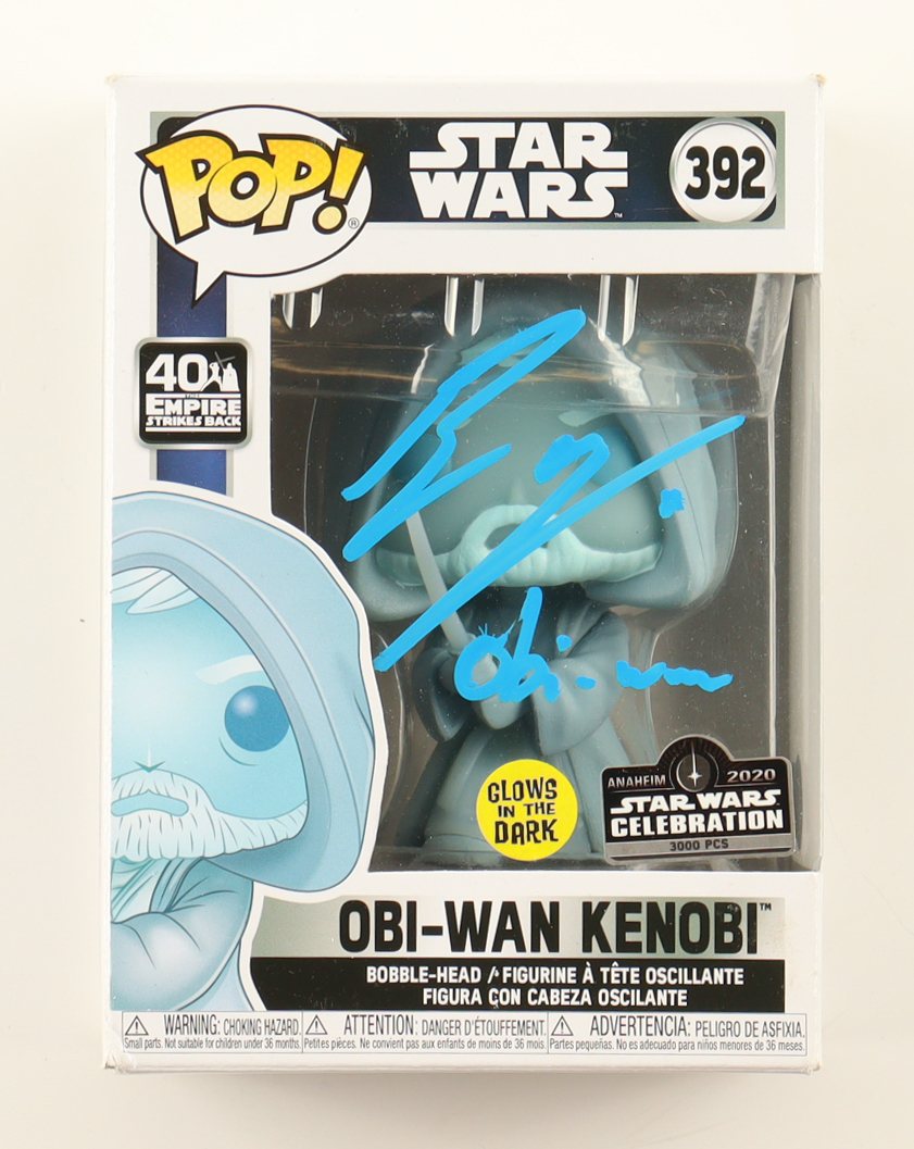 Ewan McGregor Signed "Star Wars" #392 Obi-Wan Kenobi Bobble-Head Funko Pop! Vinyl Figure Inscribed "Obi-Wan" (Beckett) at PristineAuction.com Ewan McGregor Signed "Star Wars" #392 Obi-Wan Kenobi Bobble-Head Funko Pop! Vinyl Figure Inscribed "Obi-Wan" (Beckett) at PristineAuction.com
