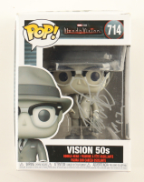 Paul Bettany Signed "Wanda Vision" #714 Vision 50s Bobble-Head Funko Pop! Vinyl Figure Inscribed "Viz" (Beckett) at PristineAuction.com