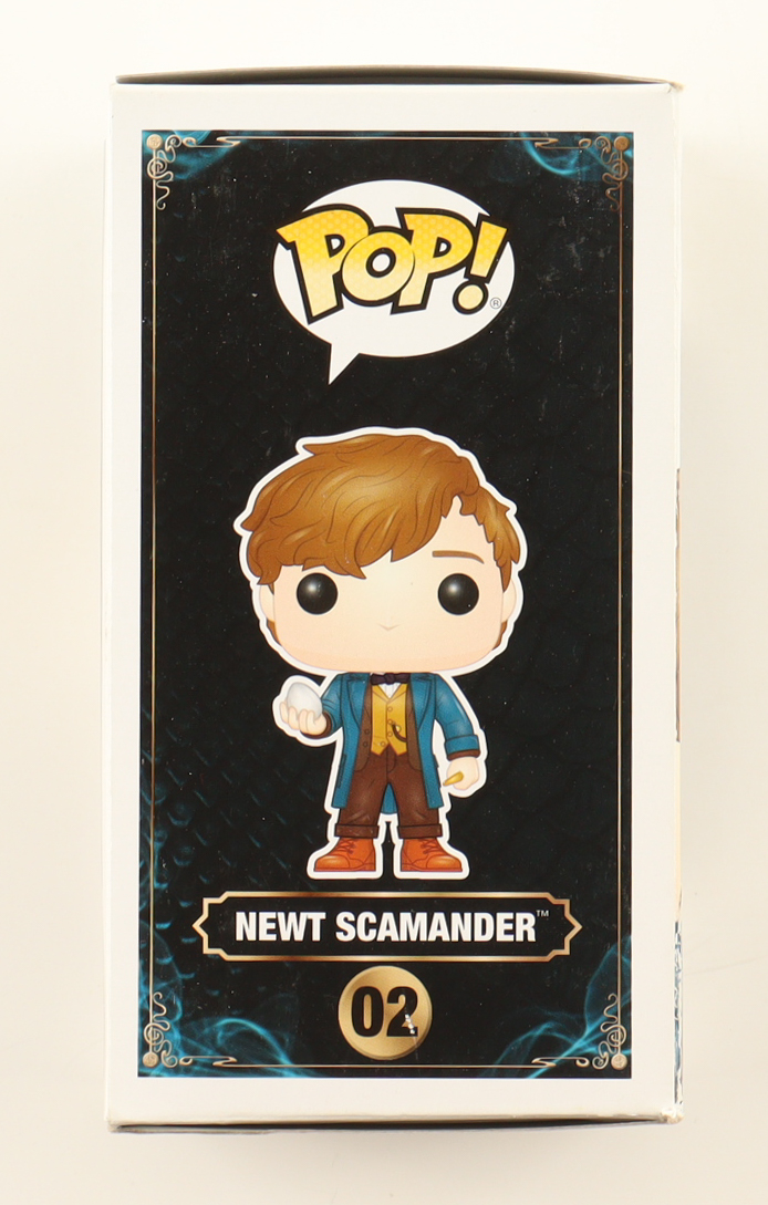 Eddie Redmayne Signed "Fantastic Beasts and Where to Find Them" #02 Newt Scamander Funko Pop! Vinyl Figure (Beckett) at PristineAuction.com Eddie Redmayne Signed "Fantastic Beasts and Where to Find Them" #02 Newt Scamander Funko Pop! Vinyl Figure (Beckett) at PristineAuction.com