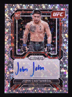 John Castaneda 2023 Panini Prizm UFC Superstar Autographs Prizms Under Card #SAJCD AU RC at PristineAuction.com