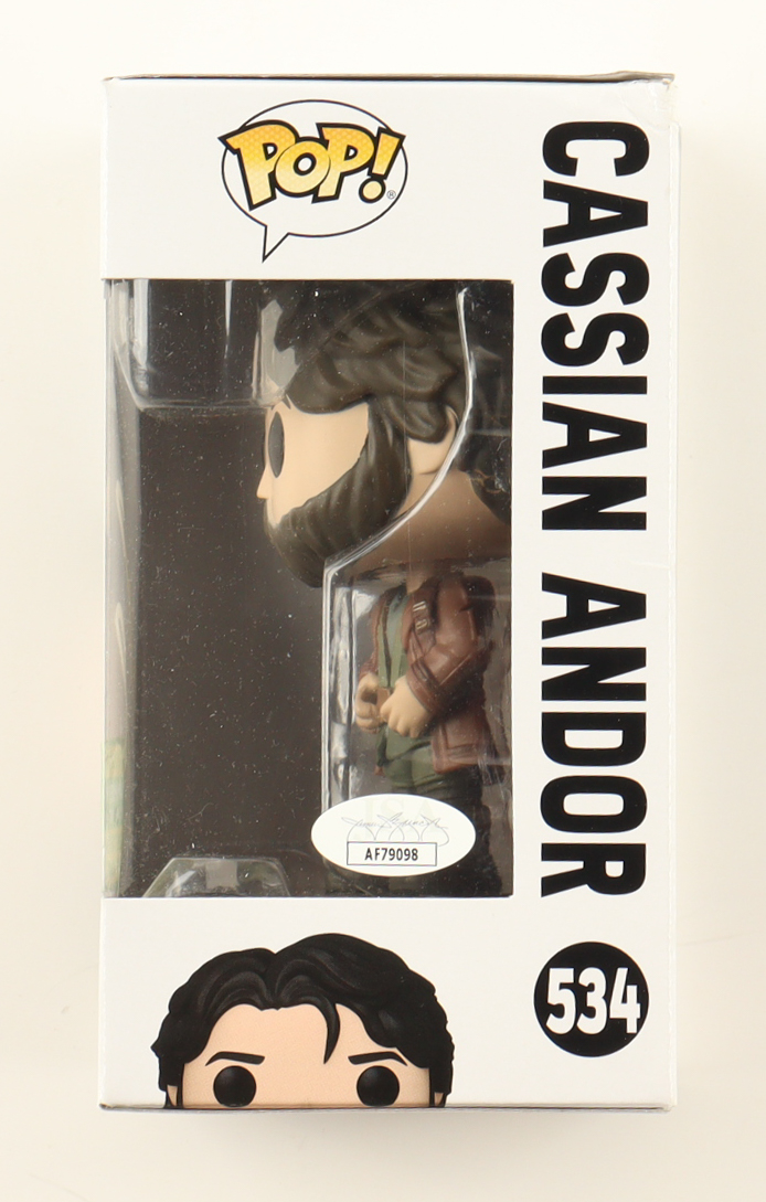 Diego Luna Signed "Star Wars" #534 Cassian Andor Bobble-Head Funko Pop! Vinyl Figure (JSA) at PristineAuction.com Diego Luna Signed "Star Wars" #534 Cassian Andor Bobble-Head Funko Pop! Vinyl Figure (JSA) at PristineAuction.com