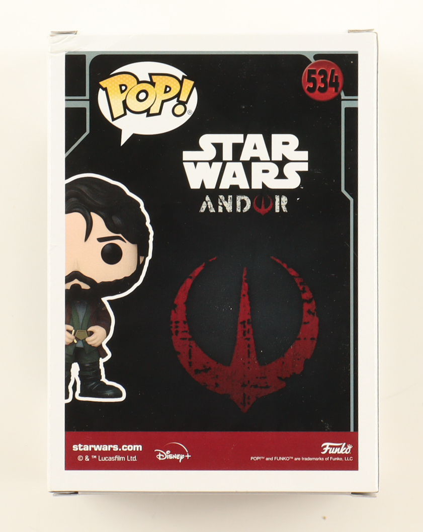 Diego Luna Signed "Star Wars" #534 Cassian Andor Bobble-Head Funko Pop! Vinyl Figure (JSA) at PristineAuction.com Diego Luna Signed "Star Wars" #534 Cassian Andor Bobble-Head Funko Pop! Vinyl Figure (JSA) at PristineAuction.com