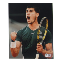 Carlos Alcaraz Signed 8x10 Photo (Beckett) at PristineAuction.com
