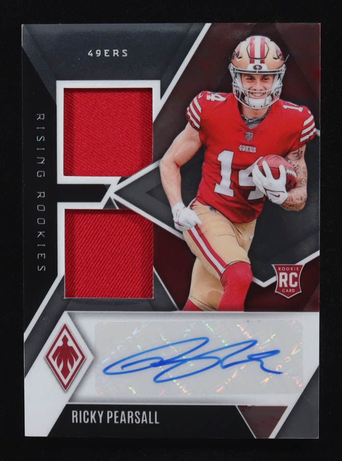 Ricky Pearsall 2024 Panini Phoenix Rising Rookies Dual Patch Autographs #8 #114/149 RC at PristineAuction.com Ricky Pearsall 2024 Panini Phoenix Rising Rookies Dual Patch Autographs #8 #114/149 RC at PristineAuction.com