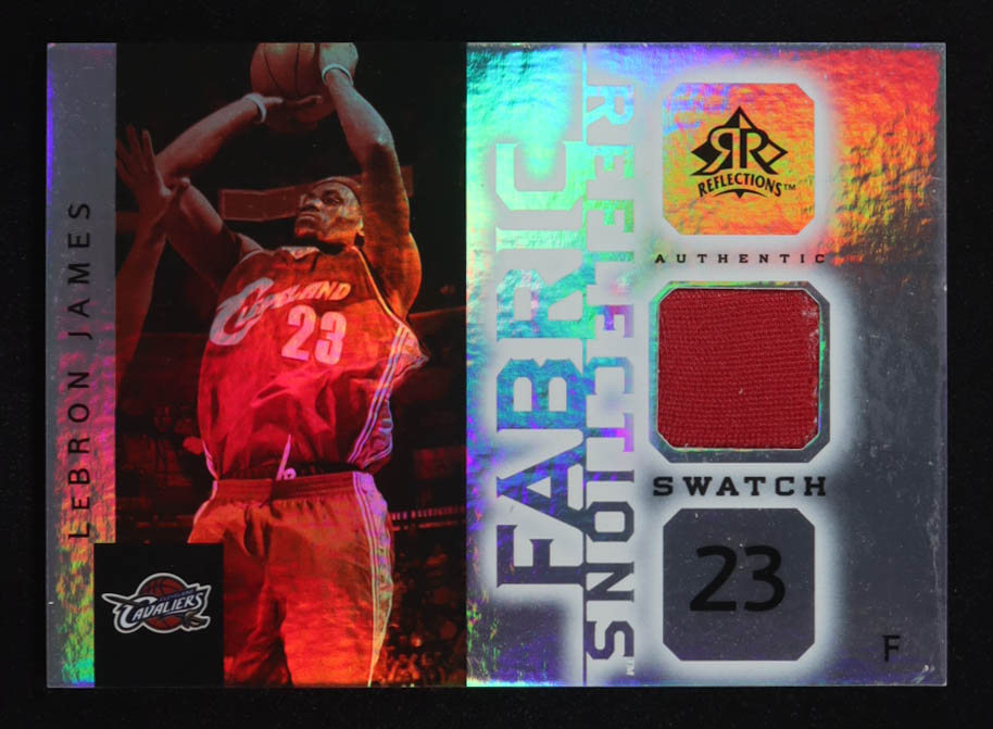 LeBron James 2005-06 Reflections Fabrics #LJ at PristineAuction.com LeBron James 2005-06 Reflections Fabrics #LJ at PristineAuction.com