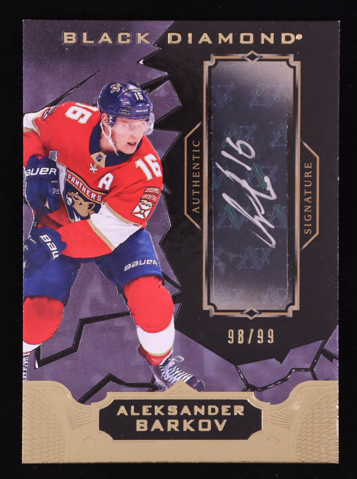 Aleksander Barkov 2018-19 Black Diamond Pure Black #BDBAB #98/99 AU at PristineAuction.com Aleksander Barkov 2018-19 Black Diamond Pure Black #BDBAB #98/99 AU at PristineAuction.com
