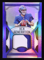 Daniel Jones 2019 Certified New Generation Jerseys Mirror Blue #6 #15/99 RC at PristineAuction.com