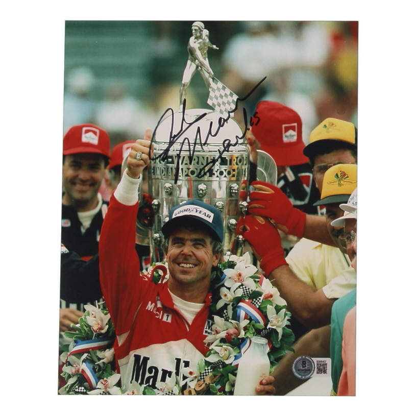 Rick Mears Signed 8x10 Photo (Beckett) at PristineAuction.com Rick Mears Signed 8x10 Photo (Beckett) at PristineAuction.com