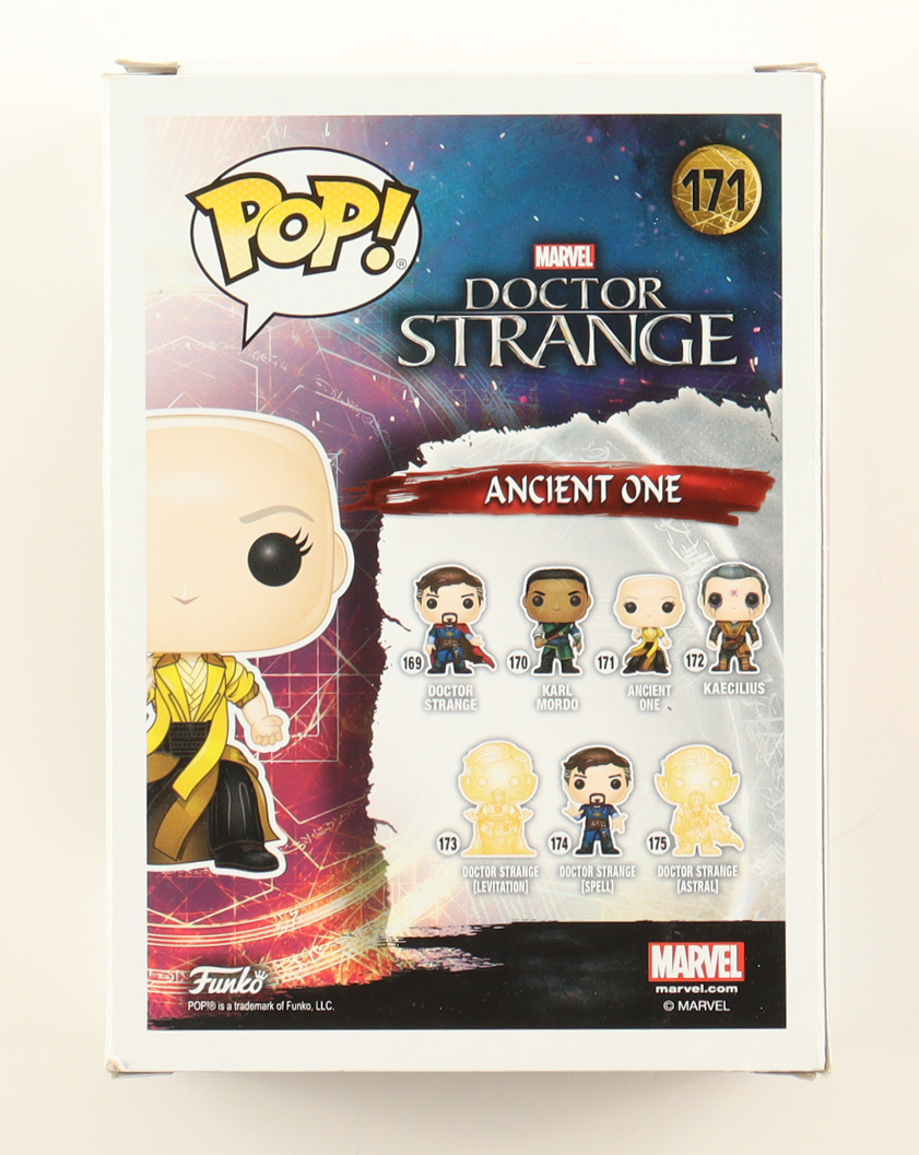 Tilda Swinton Signed "Doctor Strange" #171 Ancient One Bobble-Head Funko Pop! Vinyl Figure Inscribed "Ancient One" (Beckett) at PristineAuction.com Tilda Swinton Signed "Doctor Strange" #171 Ancient One Bobble-Head Funko Pop! Vinyl Figure Inscribed "Ancient One" (Beckett) at PristineAuction.com