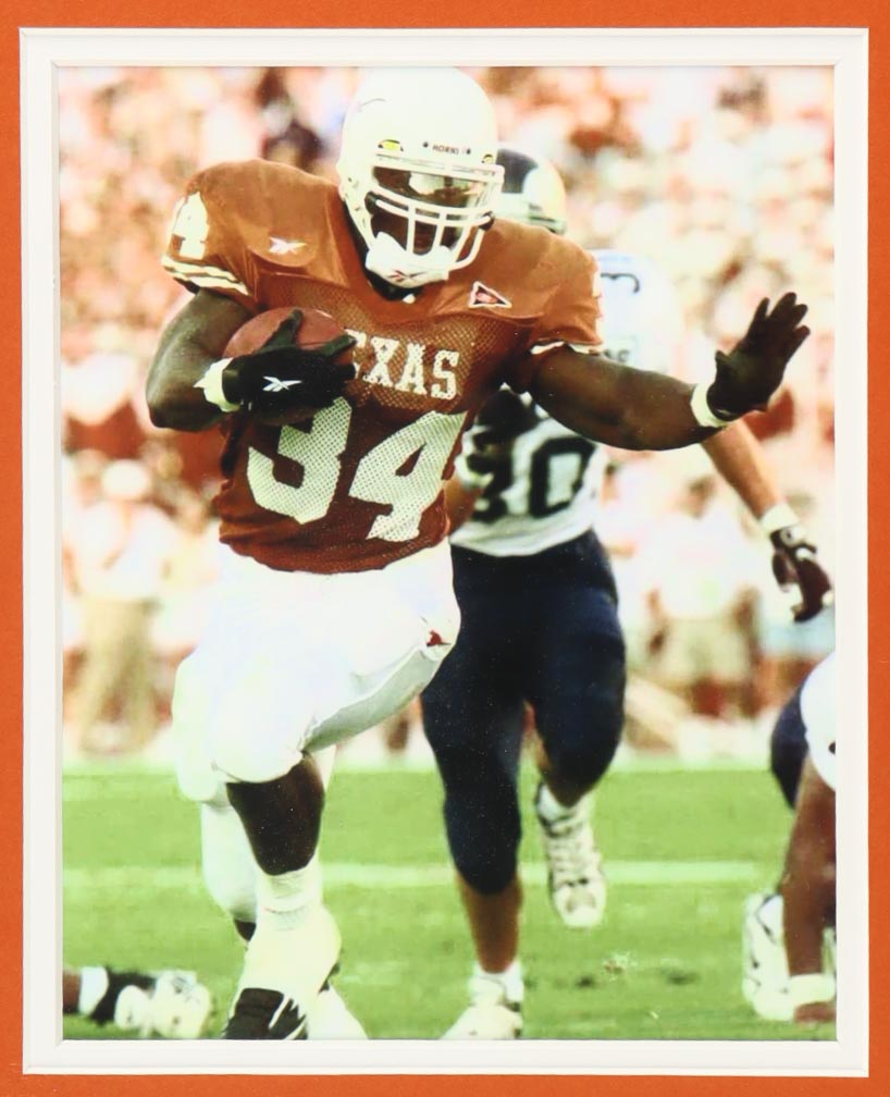 Ricky Williams Signed Custom Framed Jersey Display Inscribed "HT 98" (JSA) at PristineAuction.com Ricky Williams Signed Custom Framed Jersey Display Inscribed "HT 98" (JSA) at PristineAuction.com