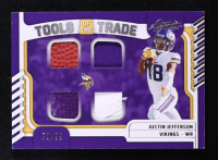 Justin Jefferson 2022 Absolute Tools of the Trade Quad Materials #11 #73/99 at PristineAuction.com