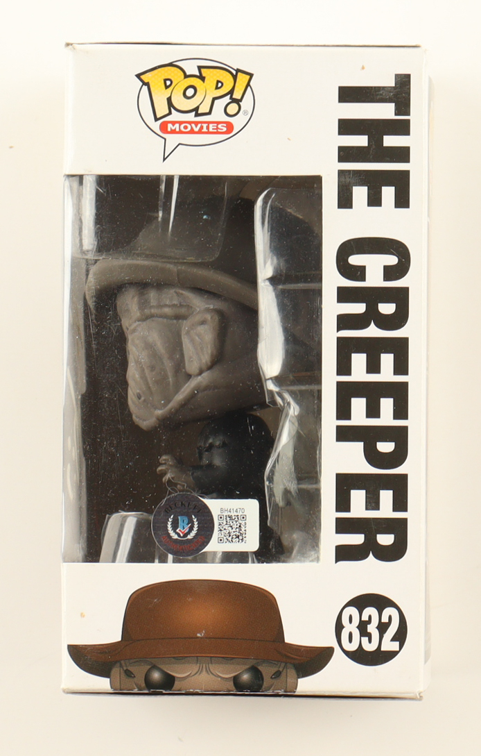 Justin Long Signed "Jeepers Creepers" #832 The Creeper Funko Pop! Vinyl Figure (Beckett) (See Description) at PristineAuction.com Justin Long Signed "Jeepers Creepers" #832 The Creeper Funko Pop! Vinyl Figure (Beckett) (See Description) at PristineAuction.com
