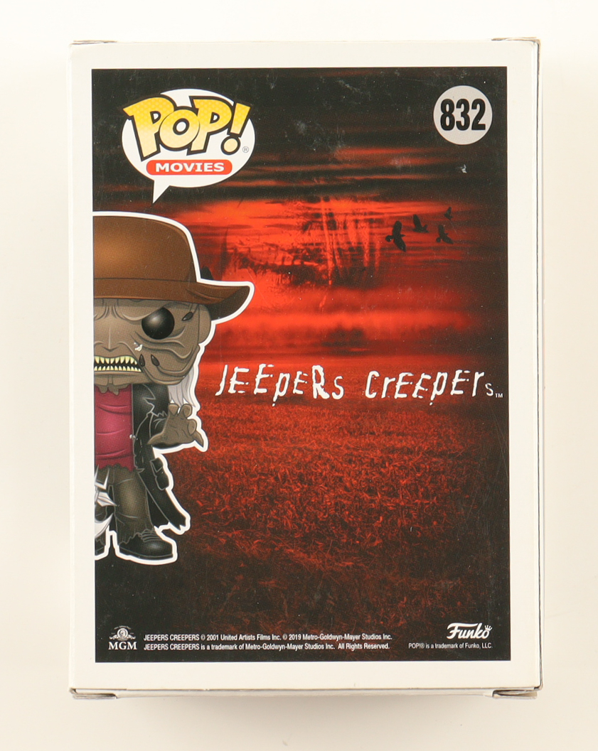 Justin Long Signed "Jeepers Creepers" #832 The Creeper Funko Pop! Vinyl Figure (Beckett) (See Description) at PristineAuction.com Justin Long Signed "Jeepers Creepers" #832 The Creeper Funko Pop! Vinyl Figure (Beckett) (See Description) at PristineAuction.com