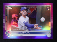 Bobby Witt Jr. 2022 Topps Chrome Update Purple Refractors #USC176 RC at PristineAuction.com