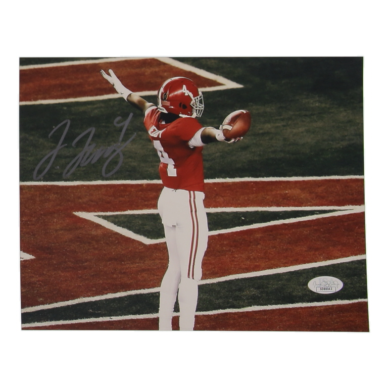 Jerry Jeudy Signed Alabama Crimson Tide 8x10 Photo (JSA) at PristineAuction.com Jerry Jeudy Signed Alabama Crimson Tide 8x10 Photo (JSA) at PristineAuction.com