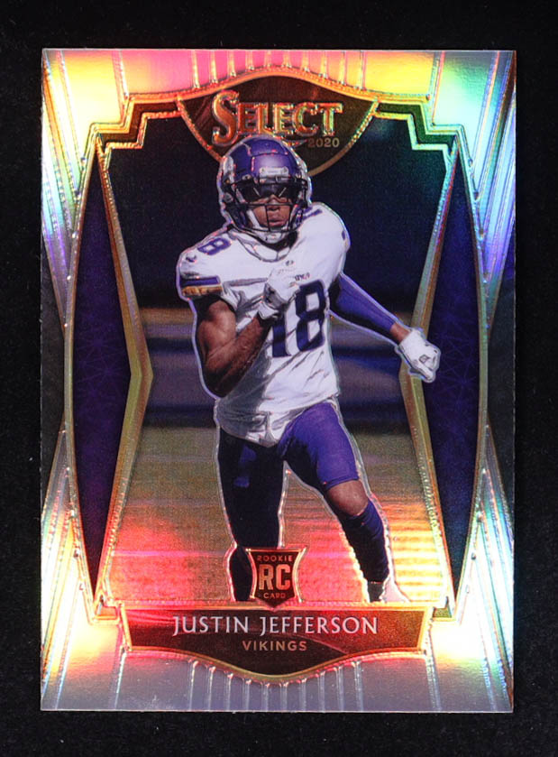 Justin Jefferson 2020 Select Prizm Silver #161 RC at PristineAuction.com Justin Jefferson 2020 Select Prizm Silver #161 RC at PristineAuction.com