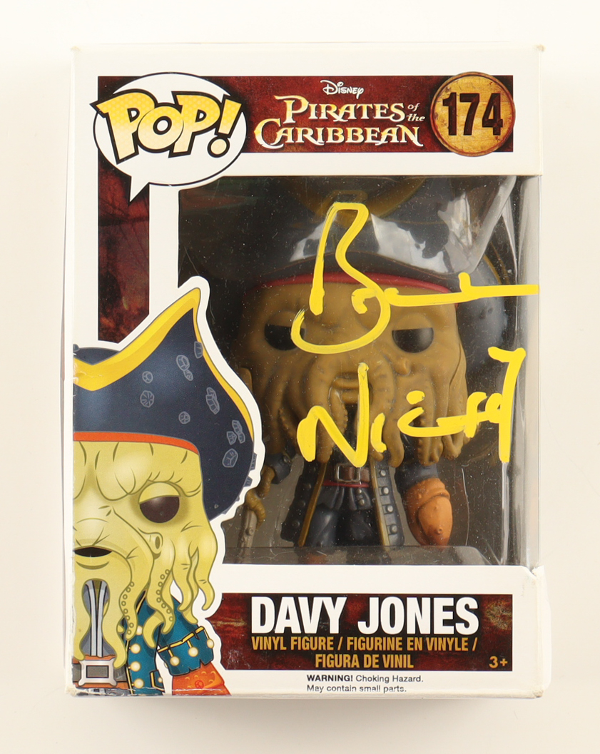 Bill Nighy Signed "Pirates of the Caribbean" #174 Davy Jones Funko Pop! Vinyl Figure (Beckett) at PristineAuction.com Bill Nighy Signed "Pirates of the Caribbean" #174 Davy Jones Funko Pop! Vinyl Figure (Beckett) at PristineAuction.com