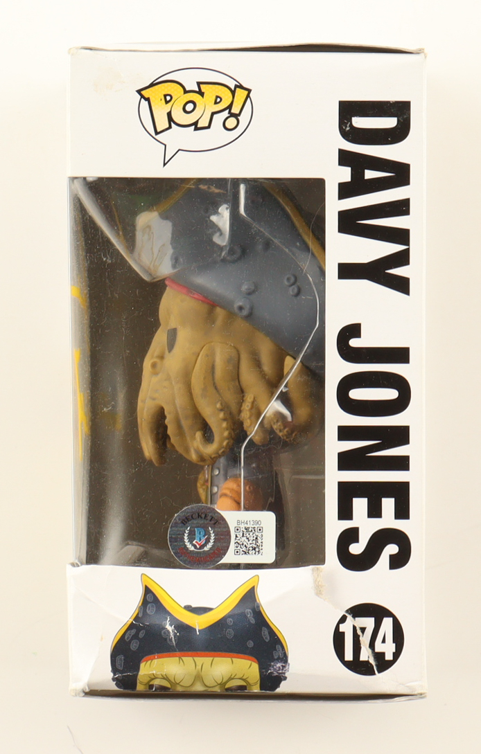 Bill Nighy Signed "Pirates of the Caribbean" #174 Davy Jones Funko Pop! Vinyl Figure (Beckett) at PristineAuction.com Bill Nighy Signed "Pirates of the Caribbean" #174 Davy Jones Funko Pop! Vinyl Figure (Beckett) at PristineAuction.com