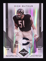 Dick Butkus 2007 Leaf Limited Threads Prime Team Logo #121 #8/10 at PristineAuction.com