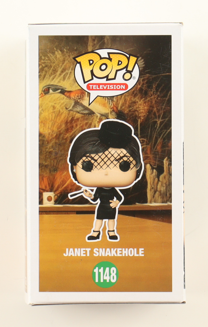 Aubrey Plaza Signed "Parks and Recreation" #1148 Janet Snakehole Funko Pop! Vinyl Figure (Beckett) at PristineAuction.com Aubrey Plaza Signed "Parks and Recreation" #1148 Janet Snakehole Funko Pop! Vinyl Figure (Beckett) at PristineAuction.com