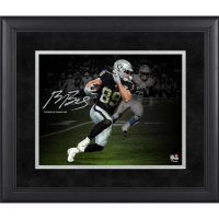 Brock Bowers Raiders Custom Framed Spotlight Photo at PristineAuction.com