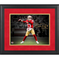 Brock Purdy 49ers Custom Framed Spotlight Photo at PristineAuction.com