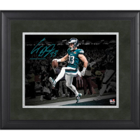 Cooper DeJean Eagles Custom Framed Spotlight Photo at PristineAuction.com