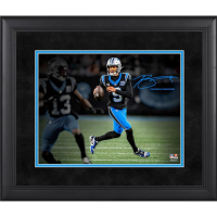 Bryce Young Panthers Custom Framed Spotlight Photo at PristineAuction.com