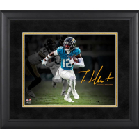 Travis Hunter Jaguars Custom Framed Spotlight Photo at PristineAuction.com