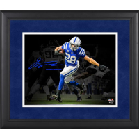Jonathan Taylor Colts Custom Framed Spotlight Photo at PristineAuction.com