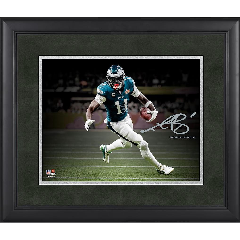 A.J. Brown Eagles Custom Framed Spotlight Photo at PristineAuction.com A.J. Brown Eagles Custom Framed Spotlight Photo at PristineAuction.com