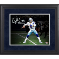 Dak Prescott Cowboys Custom Framed Spotlight Photo at PristineAuction.com
