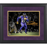 Derrick Henry Ravens Custom Framed Spotlight Photo at PristineAuction.com