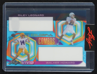 Riley Leonard / Walker Howard 2023 Leaf Vivid Colorful Combos Unsigned Pre-Production Proof #1/1 RC at PristineAuction.com