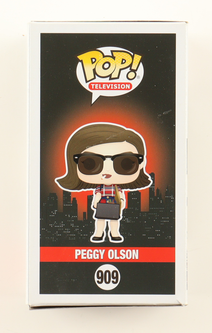 Elisabeth Moss Signed "Mad Men" #909 Peggy Olson Funko Pop Vinyl Figure (Beckett) at PristineAuction.com Elisabeth Moss Signed "Mad Men" #909 Peggy Olson Funko Pop Vinyl Figure (Beckett) at PristineAuction.com