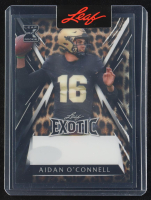 Aidan O'Connell Leaf Exotic Cheetah Pre-Production Proof #1/1 RC at PristineAuction.com