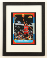 Michael Jordan "Air Jordan" | Anthony Douglas Custom Framed Art Display #42/100 at PristineAuction.com