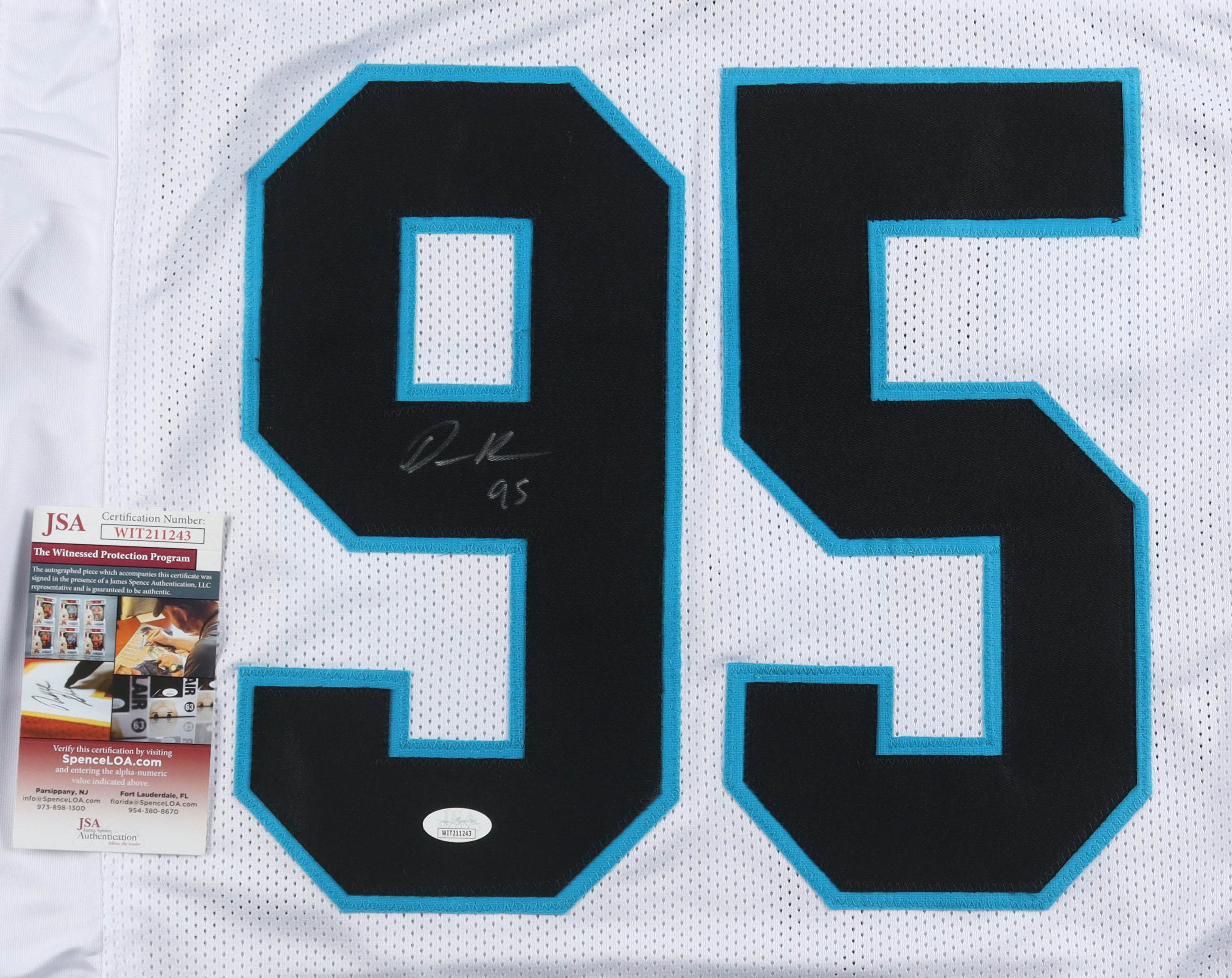 Derrick Brown Signed Jersey (JSA) at PristineAuction.com Derrick Brown Signed Jersey (JSA) at PristineAuction.com