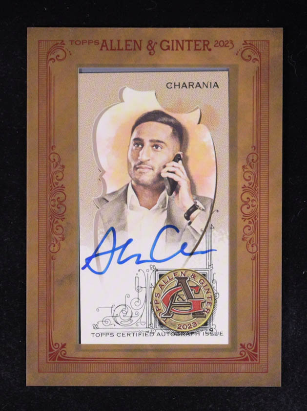 Shams Charania 2023 Topps Allen and Ginter Framed Mini Autographs #MASC at PristineAuction.com Shams Charania 2023 Topps Allen and Ginter Framed Mini Autographs #MASC at PristineAuction.com