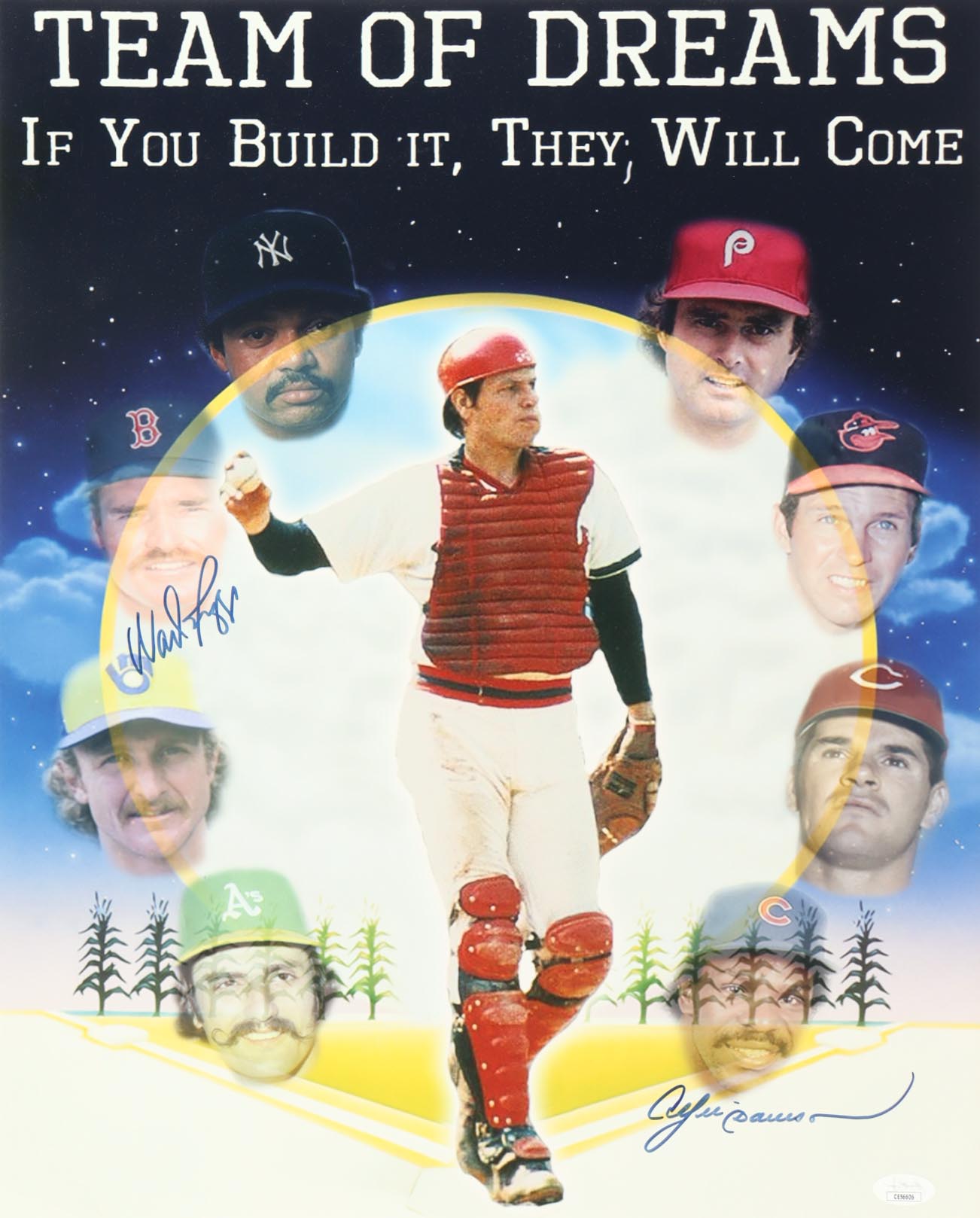 Wade Boggs & Andre Dawson Signed "Team of Dreams" 16x20 Photo (JSA) at PristineAuction.com Wade Boggs & Andre Dawson Signed "Team of Dreams" 16x20 Photo (JSA) at PristineAuction.com