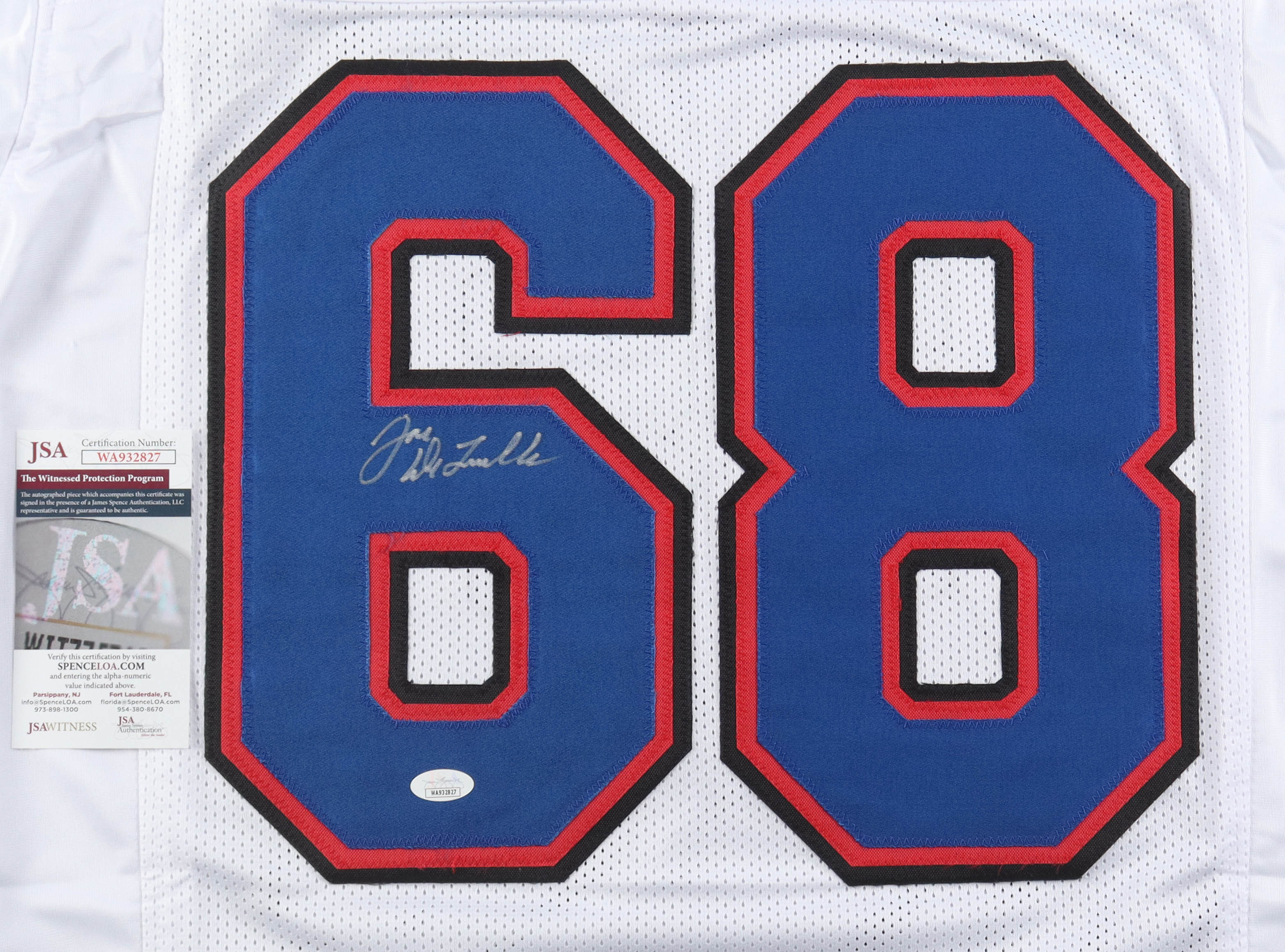 Joe DeLamielleure Signed Jersey (JSA) at PristineAuction.com Joe DeLamielleure Signed Jersey (JSA) at PristineAuction.com