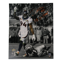 DeMarcus Ware Signed Broncos 16x20 Photo Inscribed "SB 50 Champs" (Beckett) at PristineAuction.com